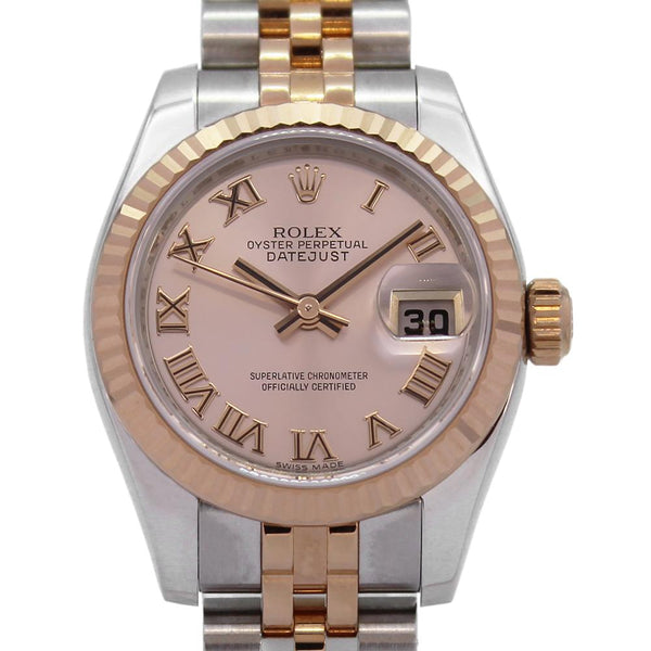 Lady-Datejust 179171 (Rose Roman Numeral Dial)