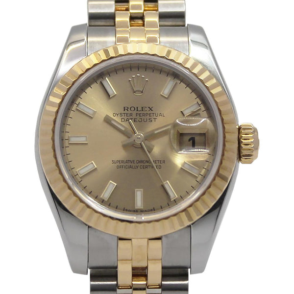 Lady-Datejust 179173 (Champagne Dial)