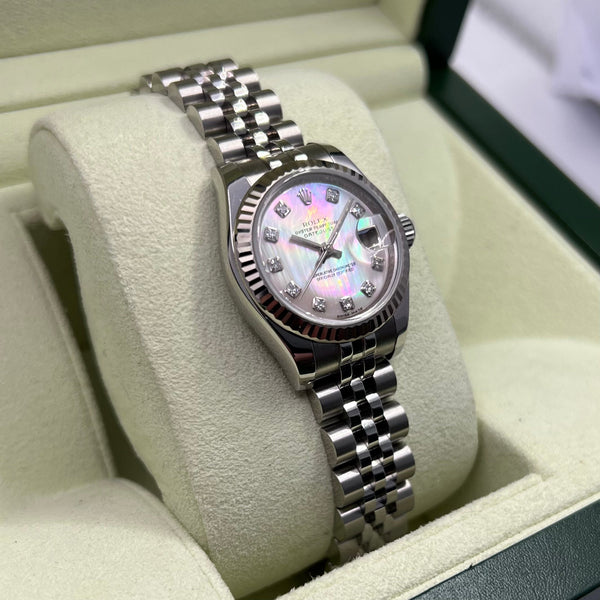 Lady-Datejust 179174 (Mother-of-Pearl Diamond Dial)