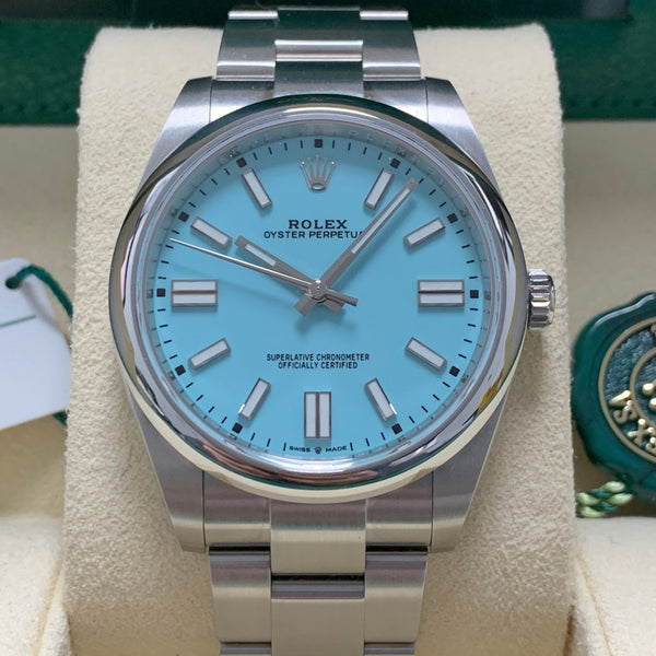 Oyster Perpetual 41 124300 (Turquoise Dial)