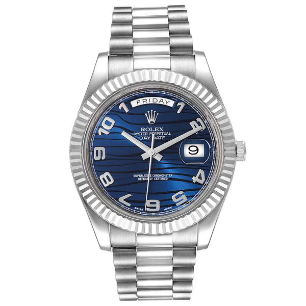 Day-Date II 218239 (Blue Wave Dial)