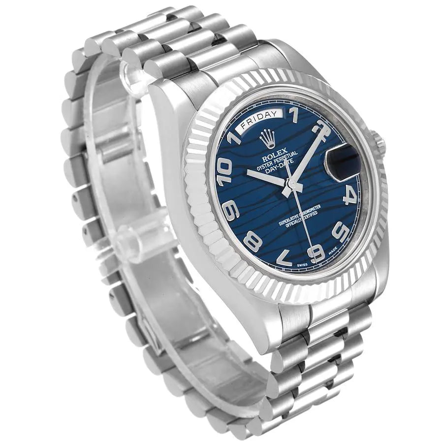 Day-Date II 218239 (Blue Wave Dial)